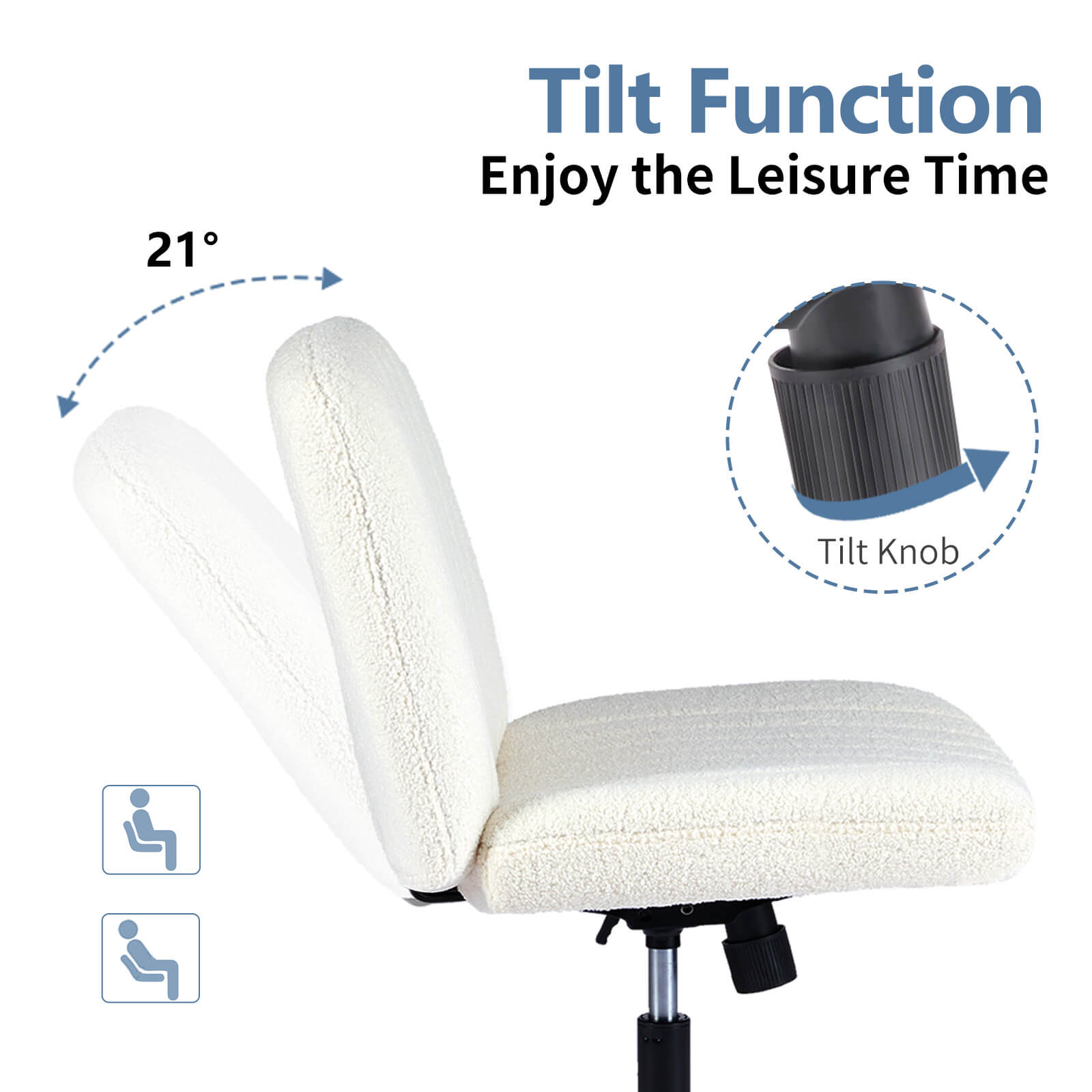 Ergonomic Swivel Office Chair with Lumbar Support