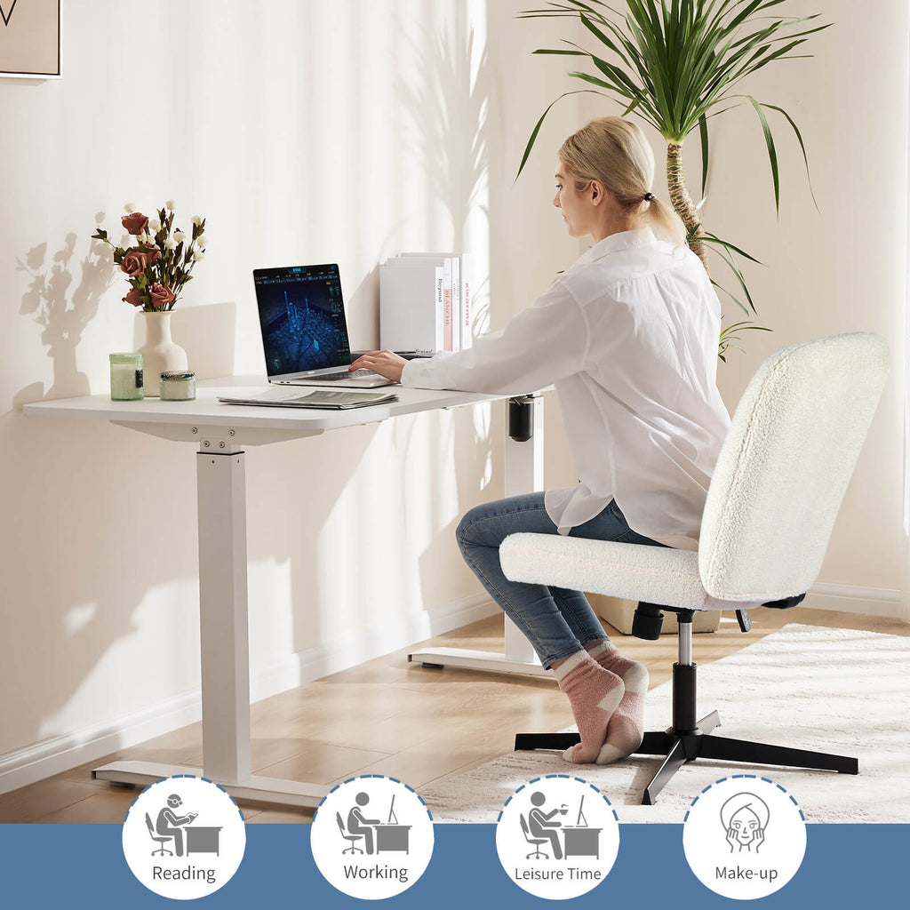 Ergonomic Swivel Office Chair with Lumbar Support