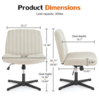 Ergonomic Swivel Office Chair with Lumbar Support