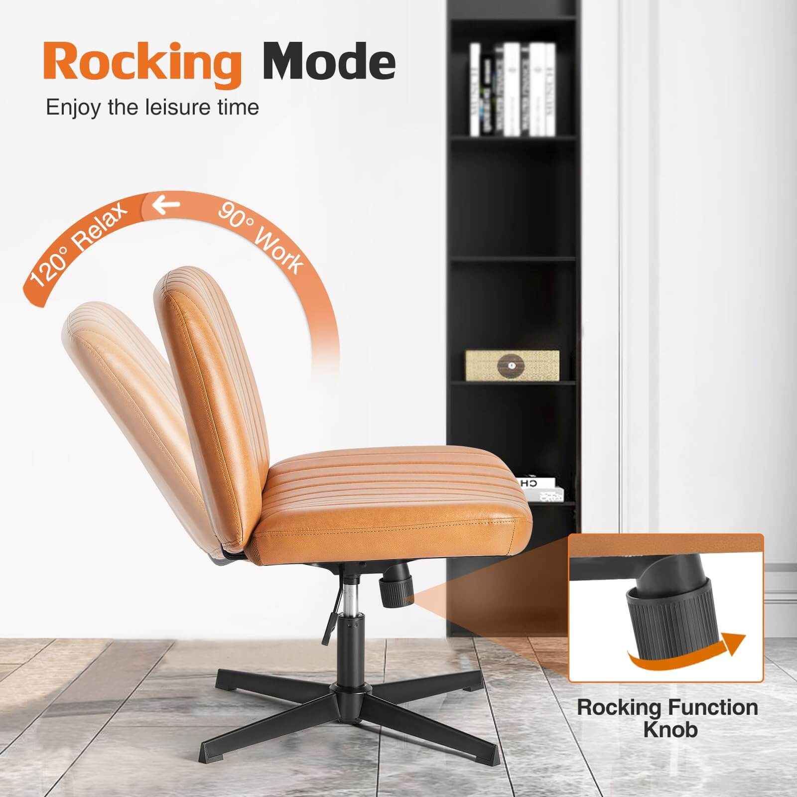 Ergonomic Swivel Office Chair with Lumbar Support