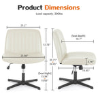 Ergonomic Swivel Office Chair with Lumbar Support