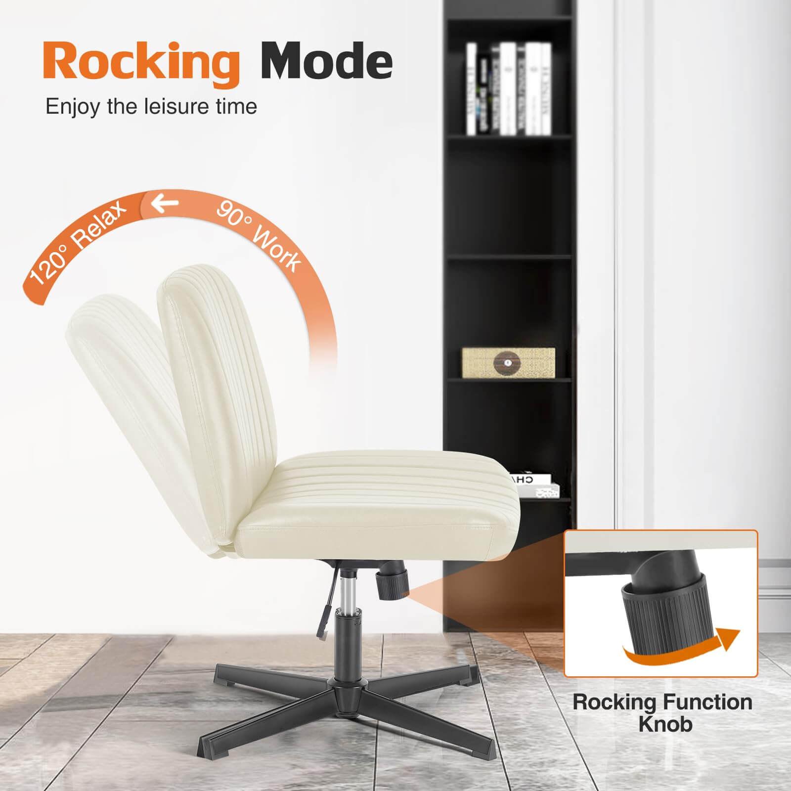 Ergonomic Swivel Office Chair with Lumbar Support